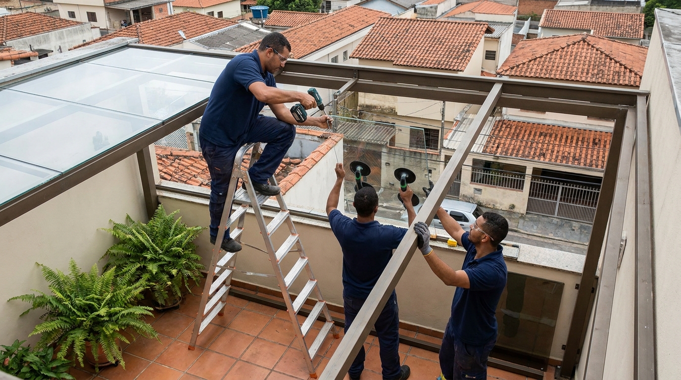 Cobertura de Vidro em Niterói‑RJ