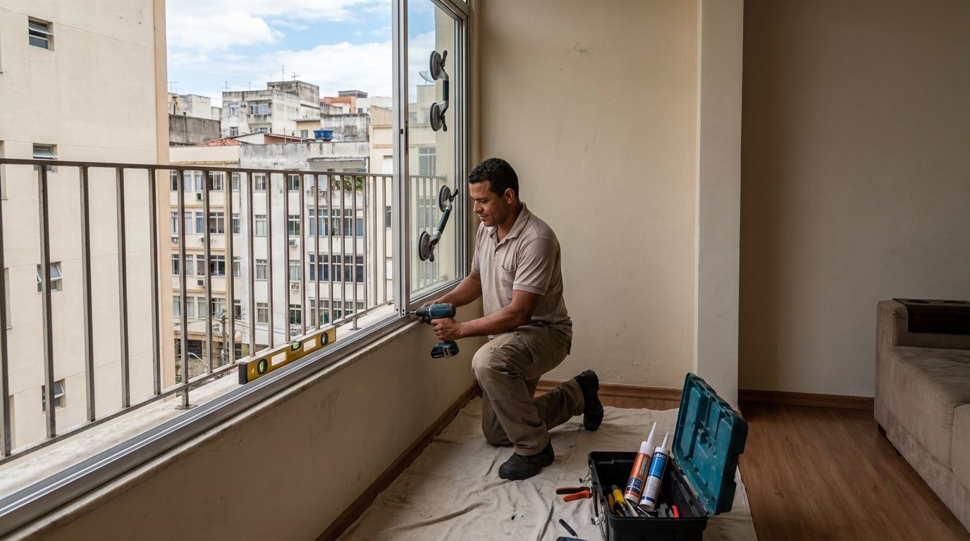 Janelas de Vidro em Niterói‑RJ