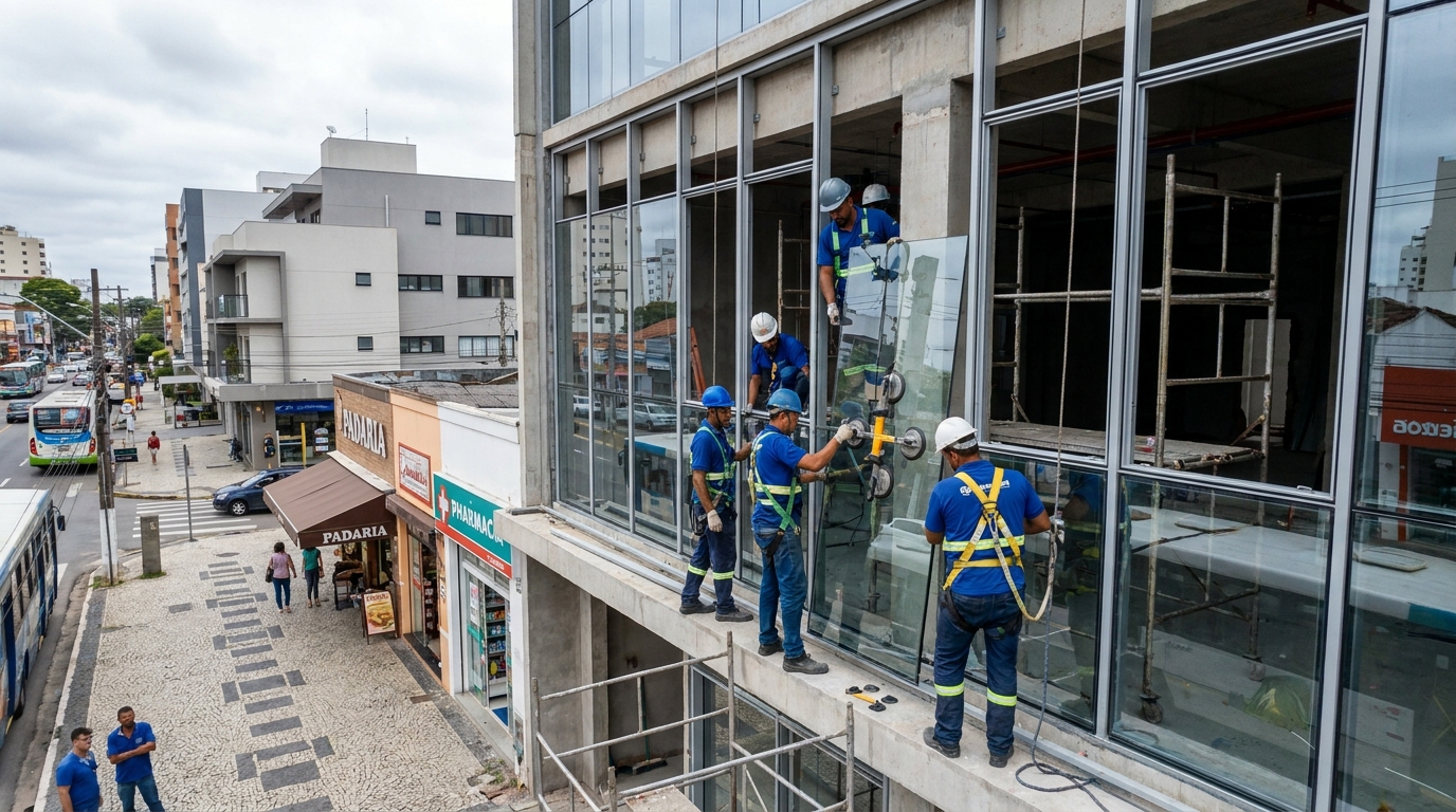 Fachada de Vidro em Niterói‑RJ
